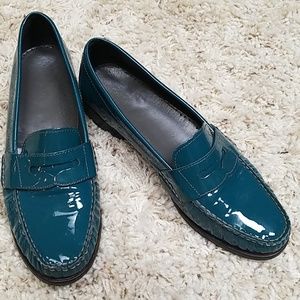 Cole Haan Teal Loafers